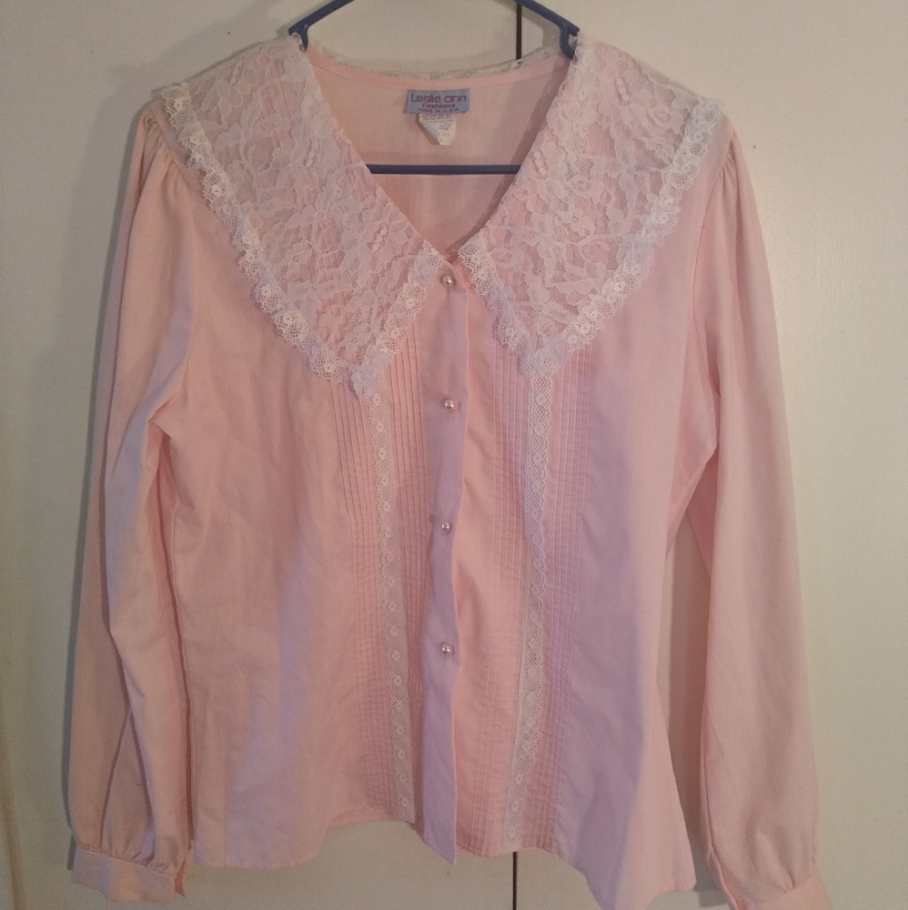 Vintage pink blouse